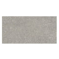 Gray concrete tile piazza grey 60 x 120cm with speckled textured surface for durable flooring and wall applications