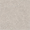Gray concrete tile piazza silver 60 x 60cm with speckled texture and subtle tone variations for flooring use