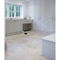 Beige piccadilly limestone honed finish stone tile flooring with subtle natural veining 60 x 90cm