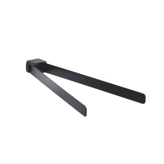 Pirenei Double Swing Towel Rail – Black - alternate view