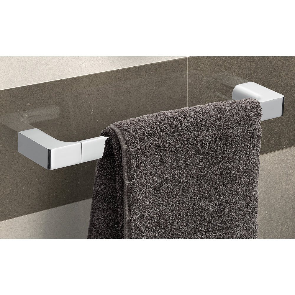 Pirenei Towel Rail 45cm in Chrome - Origins Living, view 3