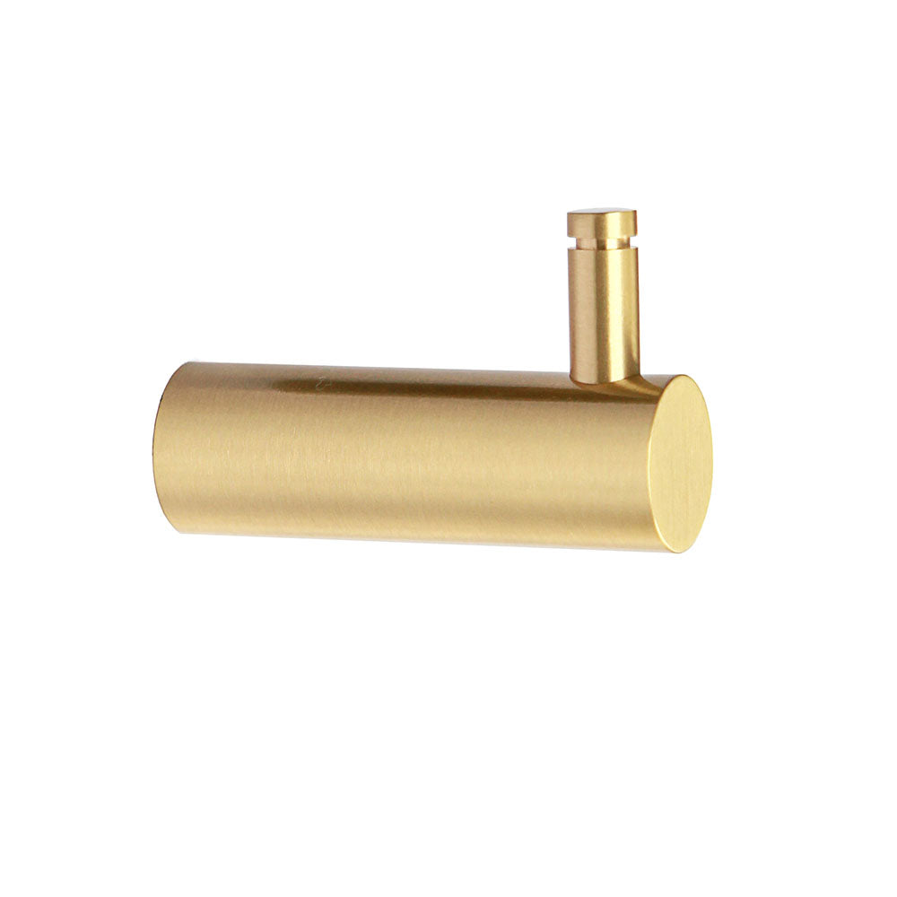 Parker Hook in Brushed Brass - Origins Living