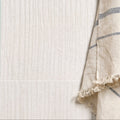 Plastercraft Linea Mano Porcelain Ecru Textured cream ridged porcelain wall tile