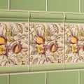 Pomegranate Continuous Patterns on County White – pattern detail (2)