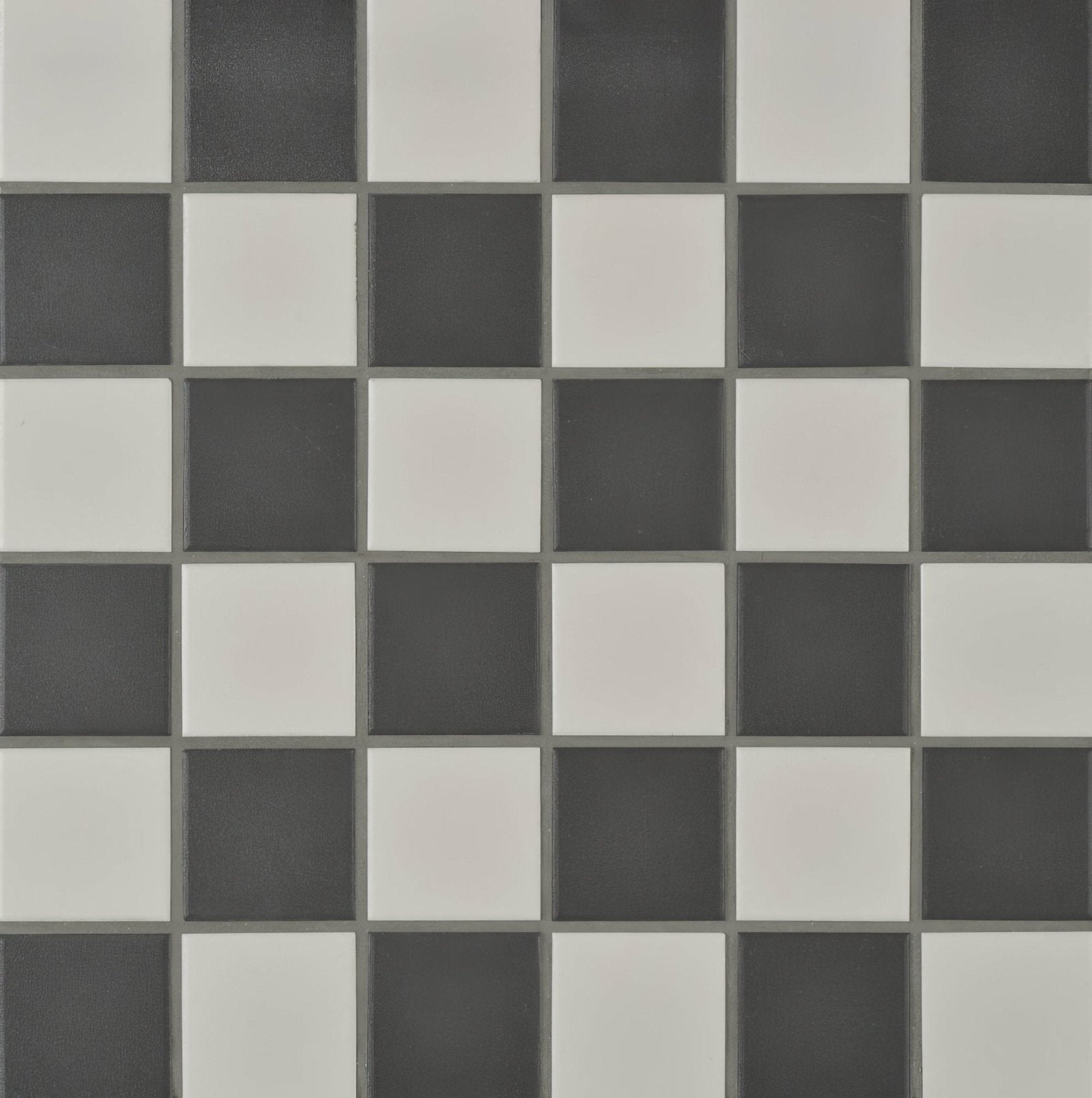 Porcelain Square White & Black