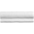 A roll of white translucent plastic trash bags for torus moulding porcelain packaging and storage use