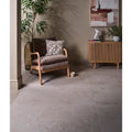 Gray stone-effect porcelain floor tiles with subtle textured matt surface campagna porcelain matt 59.5 x 120cm