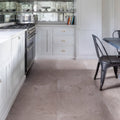 Campagna porcelain matt floor tiles in gray stone-look with subtle veining and a matte finish 59.5 x 59.5cm
