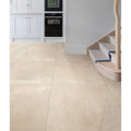 Beige stone effect porcelain floor tiles with subtle natural veining dorset porcelain beige 60 x 120cm