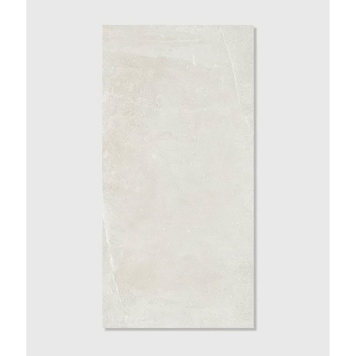 
Dorset porcelain white 30 x 60cm rectangular off-white ceramic tile with a subtle matte finish and faint natural veining