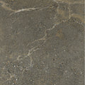 Etna porcelain matt stone tile in dark gray with subtle beige veining and speckled texture 59.5x59.5cm