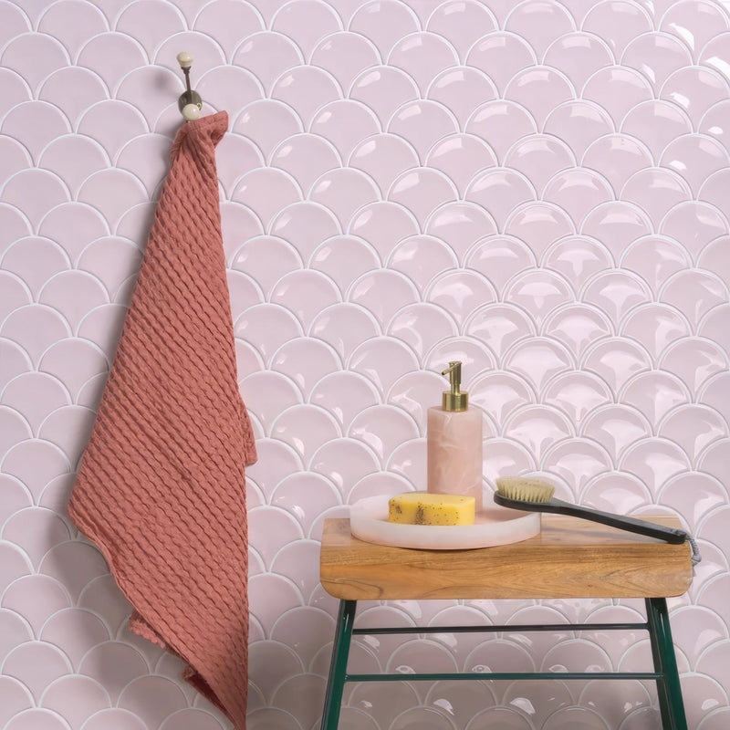 Gelato Porcelain Mosaic Cotton Candy