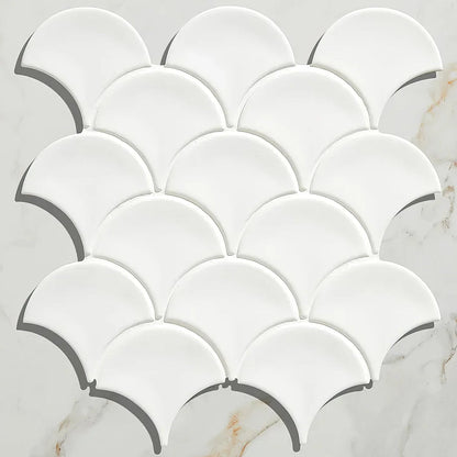 Portare Gelato Porcelain Mosaic Milk White