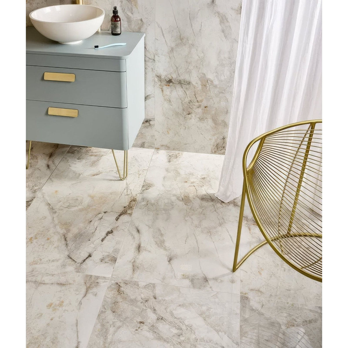 illusion Shangri La Porcelain Polished shown as flooring (2)