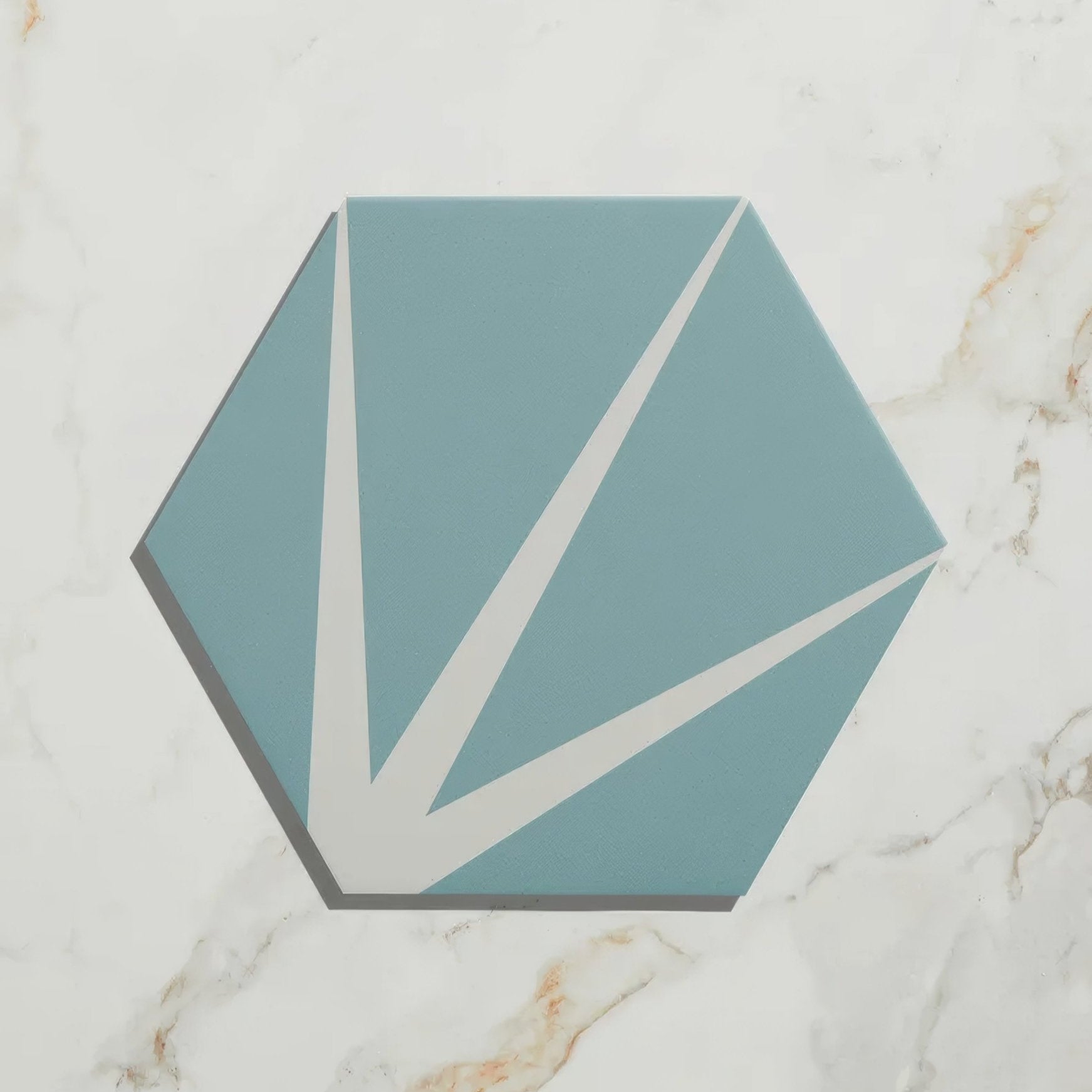 Portare Lily Pad Porcelain Pistachio from Hyperion Tiles