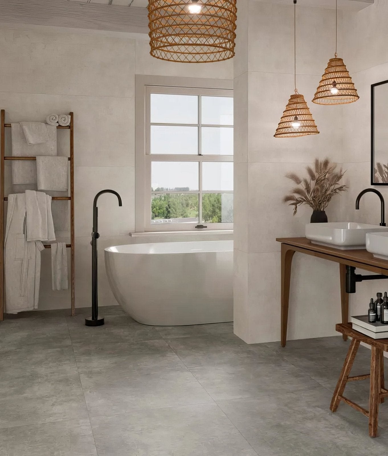 Portare Loft Porcelain Grey 120 x 60cm