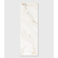 Muscat wall ceramic sleek rectangular white marble tile with subtle golden and gray veining for wall use