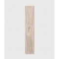 Parterre porcelain plank in light beige wood-effect with natural grain pattern and subtle knots rectangular tile