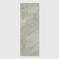 Gray stone-effect rectangular ceramic tile with subtle veining and matte finish from riverside wall ceramic gris collection