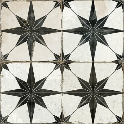 Portare Spitalfields Ceramic Retro Star Black