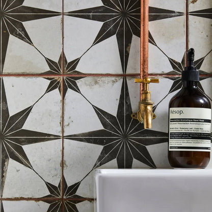 Portare Spitalfields Ceramic Retro Star Black