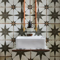 Spitalfields Ceramic Retro Star Black