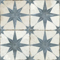 Spitalfields Ceramic Retro Star Blue – close-up detail