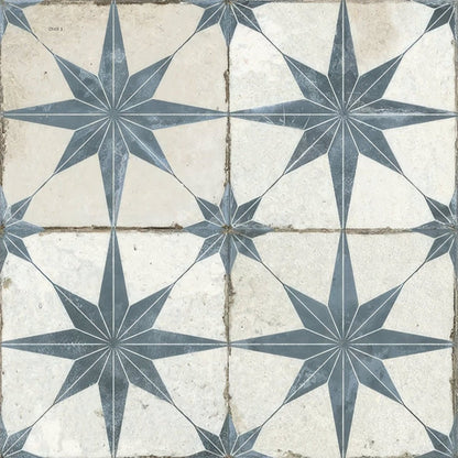 Portare Spitalfields Ceramic Retro Star Blue