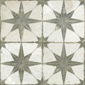 Spitalfields Ceramic Retro Star Sage – close-up detail