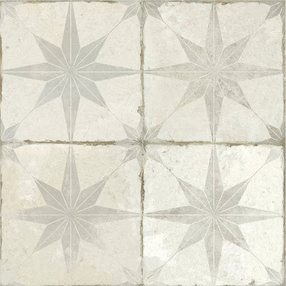 Portare Spitalfields Ceramic Retro Star White