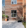 Winchester Porcelain Paving Textured grey stone-effect paving