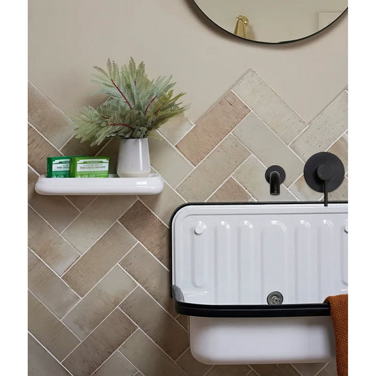 Pottery Porcelain Oatmeal Brick - alternate view