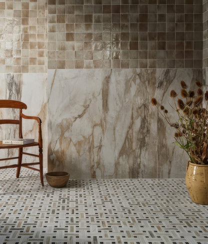 Pottery Porcelain Oatmeal Square