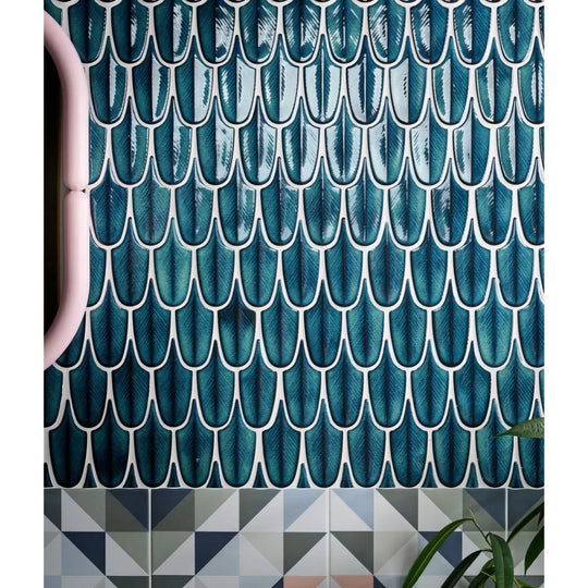 Preen Porcelain Mosaic Verdigris - alternate view