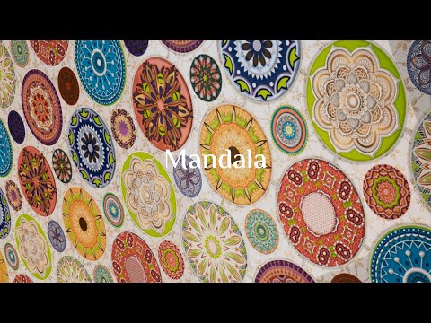 Load video: Mandala 28 x 28cm | Hyperion Tiles