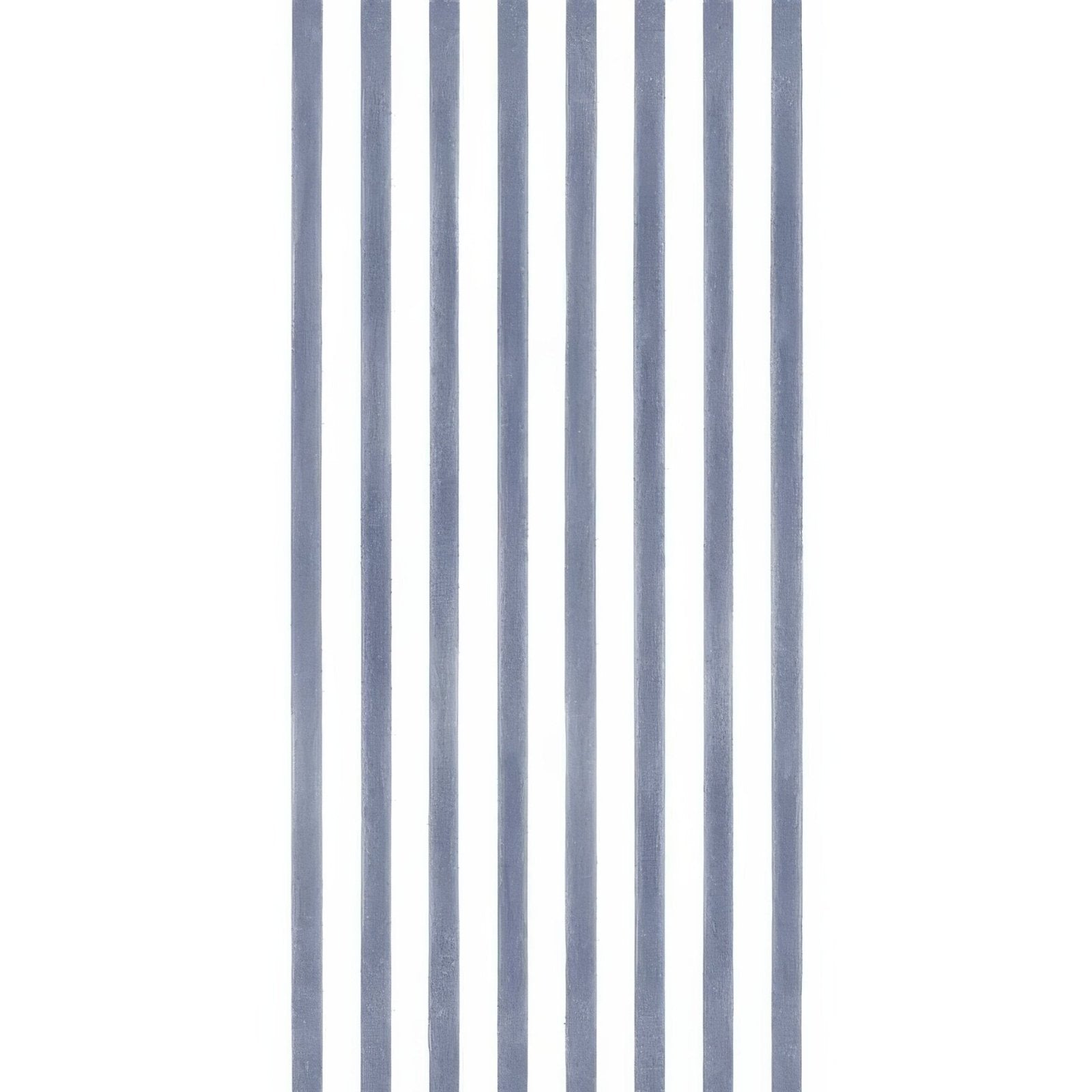 Seven slender matte gray metal strips arranged vertically in promenade brighton 60x30cm decorative panel