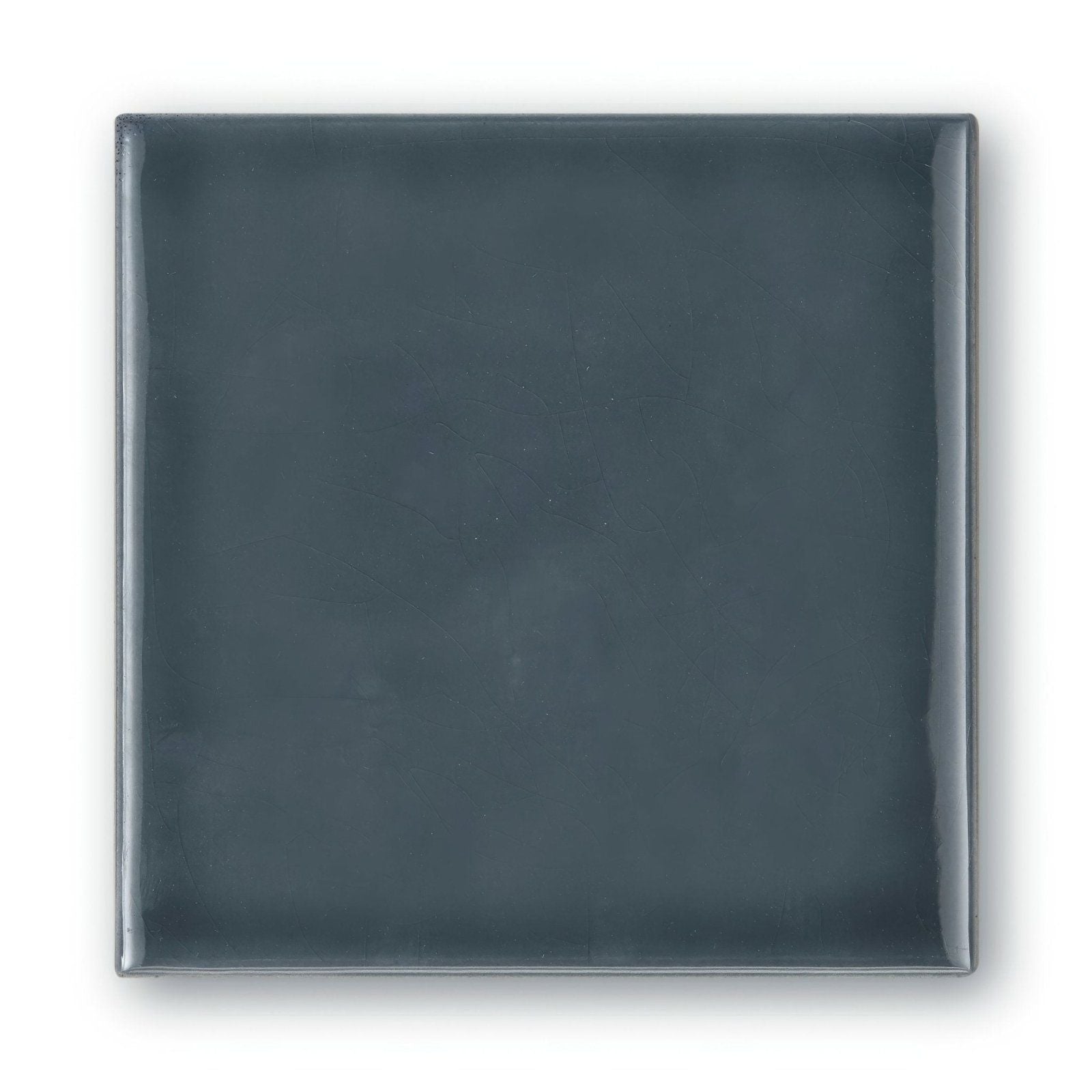 Provence peillon square ceramic tile with smooth matte dark gray finish suitable for flooring and walls