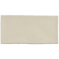 Beige pumice brick tile with a smooth slightly padded rectangular surface for decorative and construction use