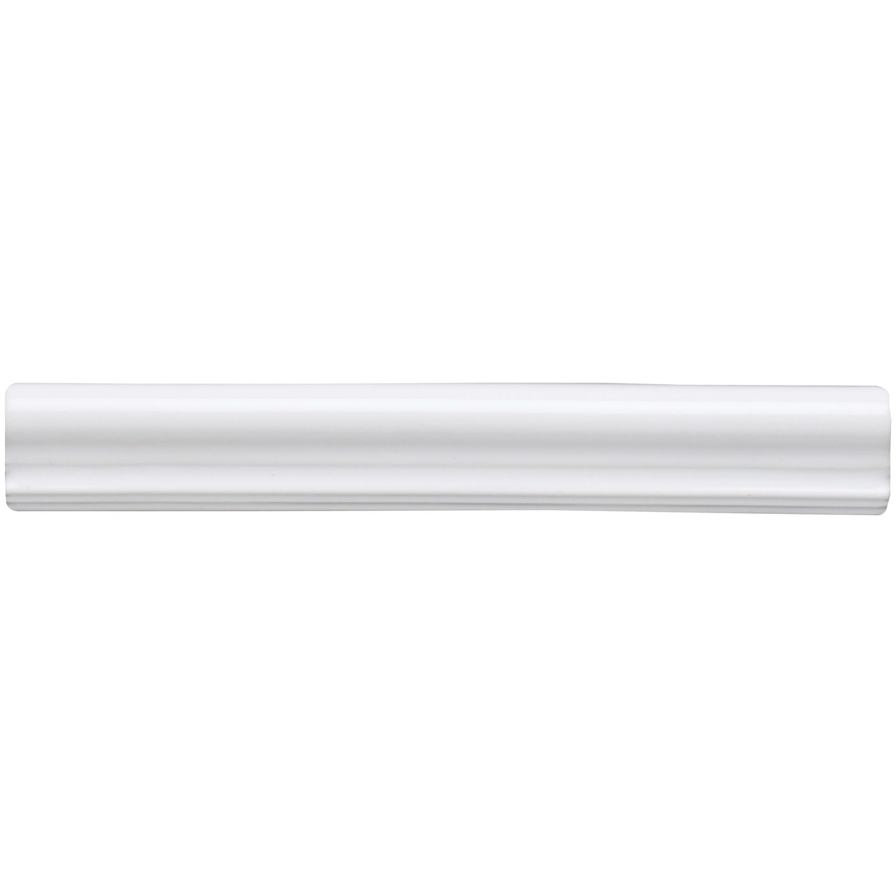 Pure white dado rail moulding made of white glossy ceramic crown molding for decorative wall trim