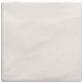 Pure white field tile cream-colored square ceramic tile with smooth glossy finish and subtle veining