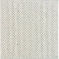 White textured quartz pinhead quarry tiles 148x148x9mm with speckled granular surface for ceiling use