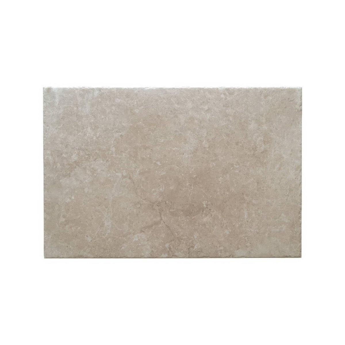Beige rectangular tile quintili beige 60 x 90cm with subtle mottled texture resembling natural stone