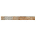 A rectangular rustic-style ramsbury multi terracotta effect tile with mottled beige and gray tones