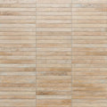 Beige rectangular ramsbury sand terracotta effect stone tiles with natural textured surface arranged in horizontal rows