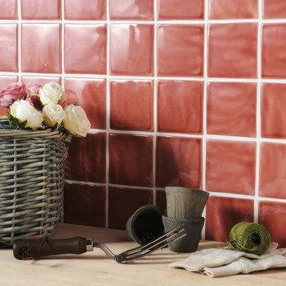 Raspberry Field Tile