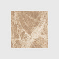 Beige ravenna marble honed cabochon tile with intricate veining and subtle texture for elegant interior use