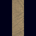 Reflect midi sketch 20 x 60cm textured golden-brown surface with intricate cracked patterns resembling dried mud