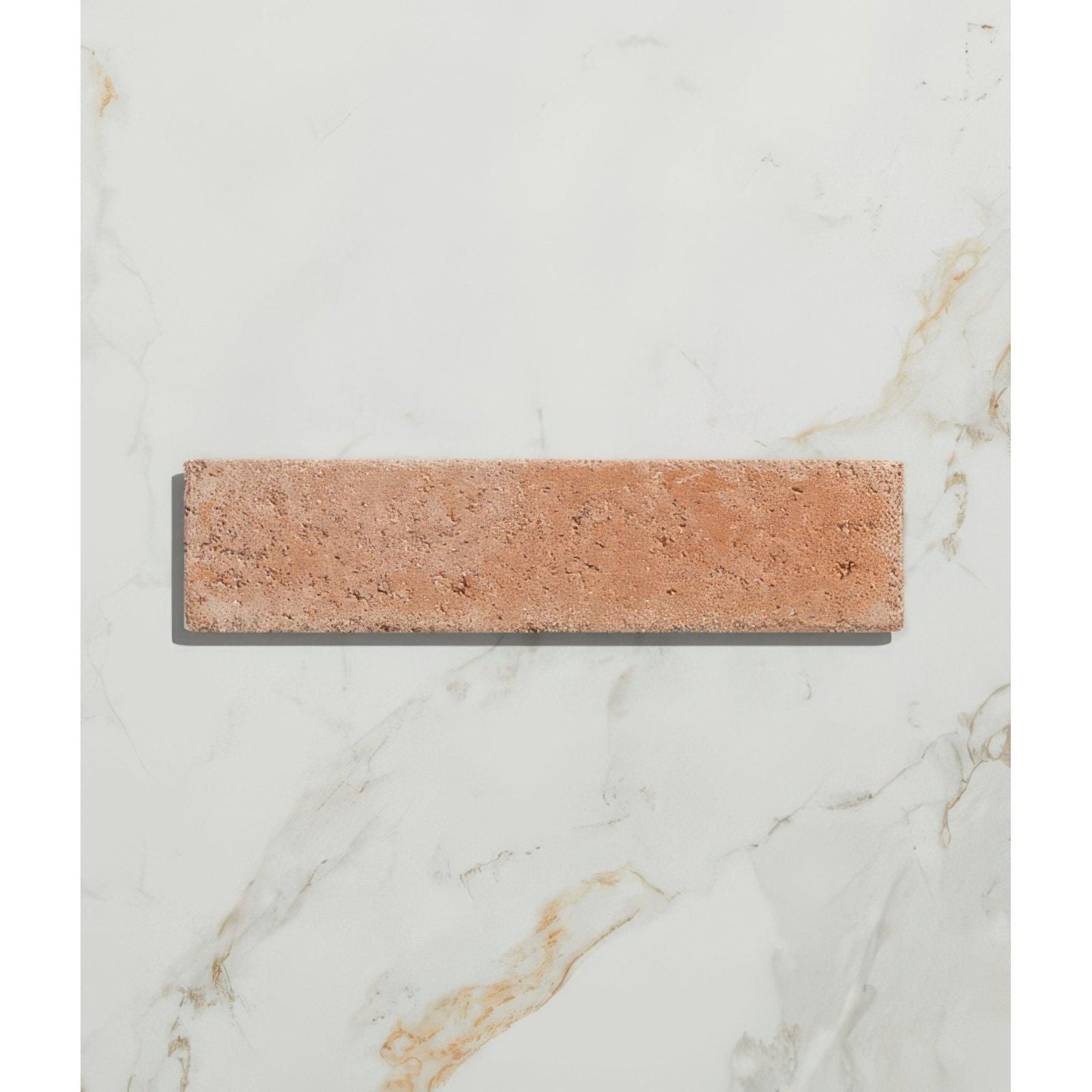 Reform composite stone tumbled cotto terracotta rectangular tile with a textured rustic surface for flooring