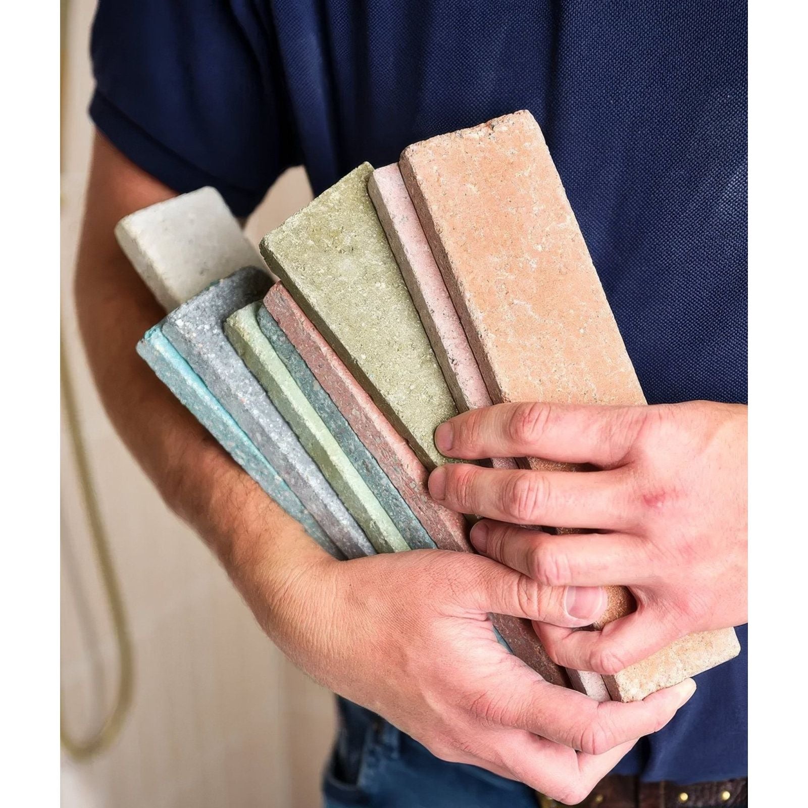 Reform Composite Stone Tumbled Salmon Pink