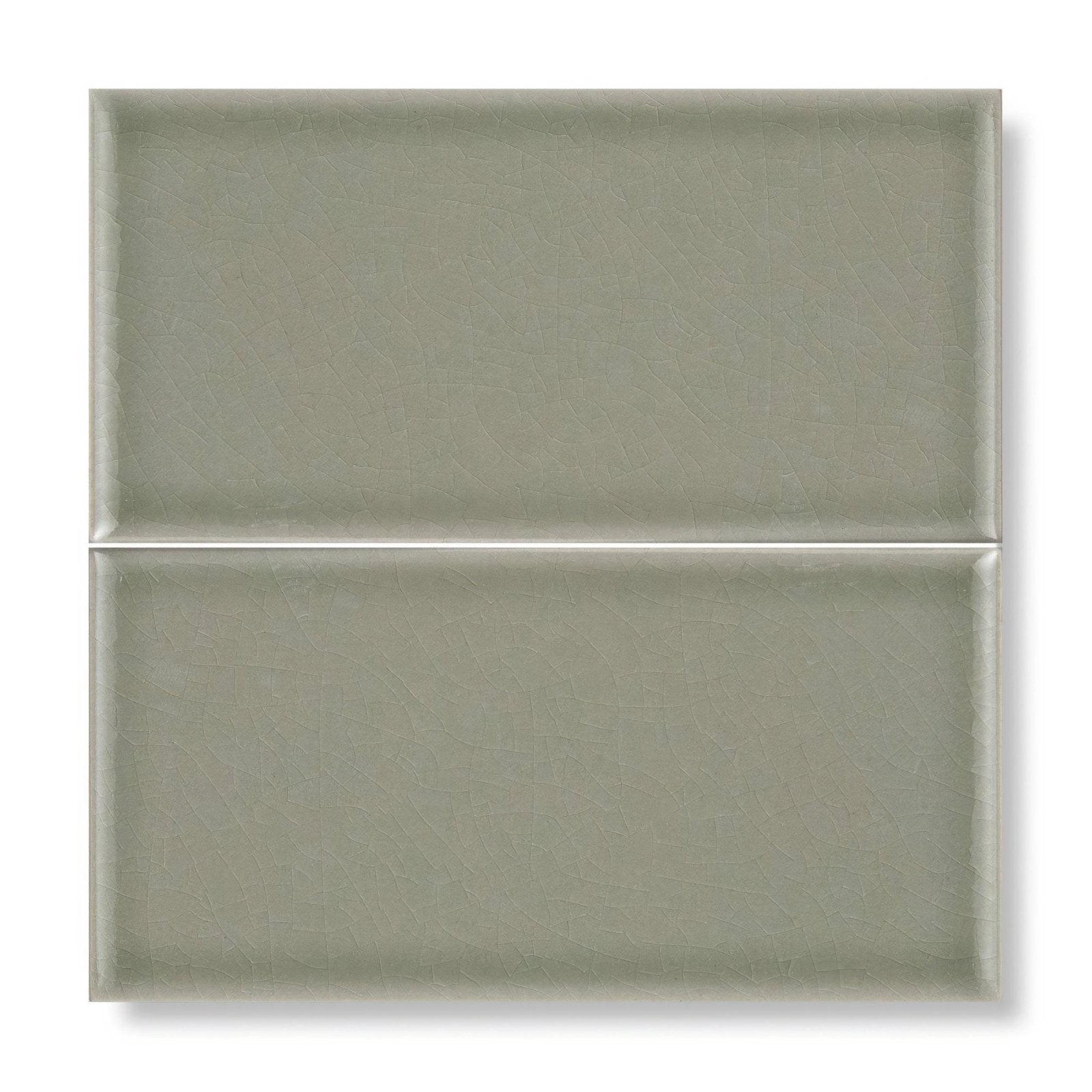 Slate gray glass tile with subtle texture and beveled edges from retro metro gloucester road 7.5 x 15 glazed tile
